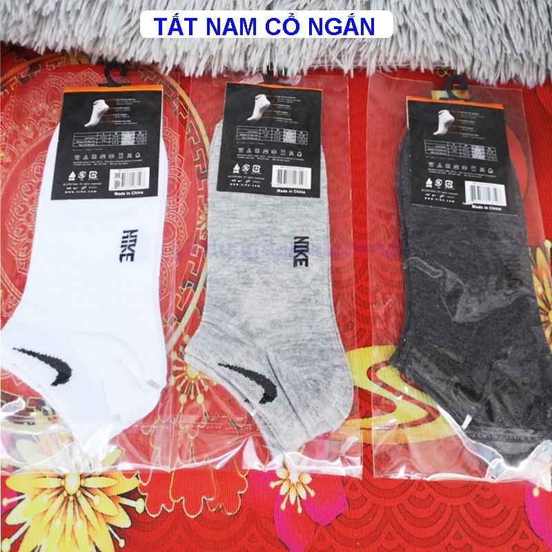 Tất/Vớ Cổ Ngắn Nam Nữ Bền Đẹp Dày Thấm Hút Thoáng Mát Khử Mùi Dùng Tốt Tất Cả Các Mùa