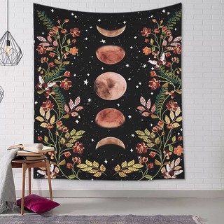 [ SẴN ] TRANH VẢI TREO TƯỜNG/ thảm treo tường hoạ tiết boho có tặng kèm đinh treo