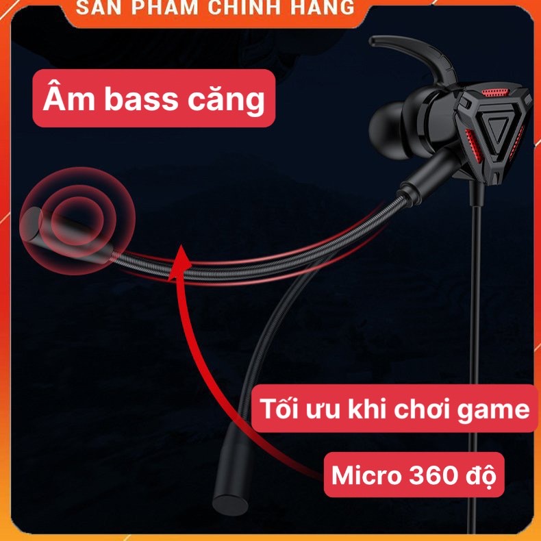 Tai Nghe Gaming G10 Plus Pro, Chống Ồn Chíp Xử Lý Âm Thanh Cao Cấp, Có Mic Rời