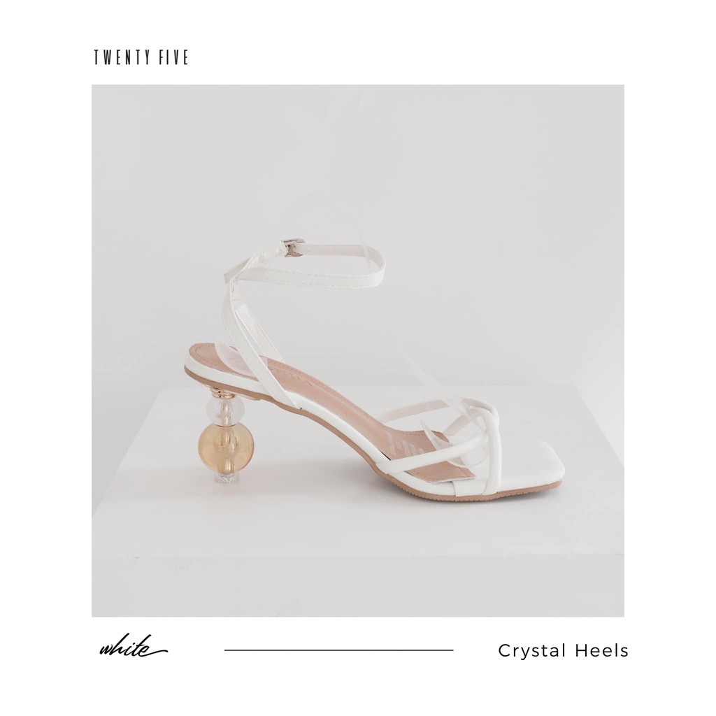 Giày cao gót chéo dây - Crystal Heels Twentyfive Studio