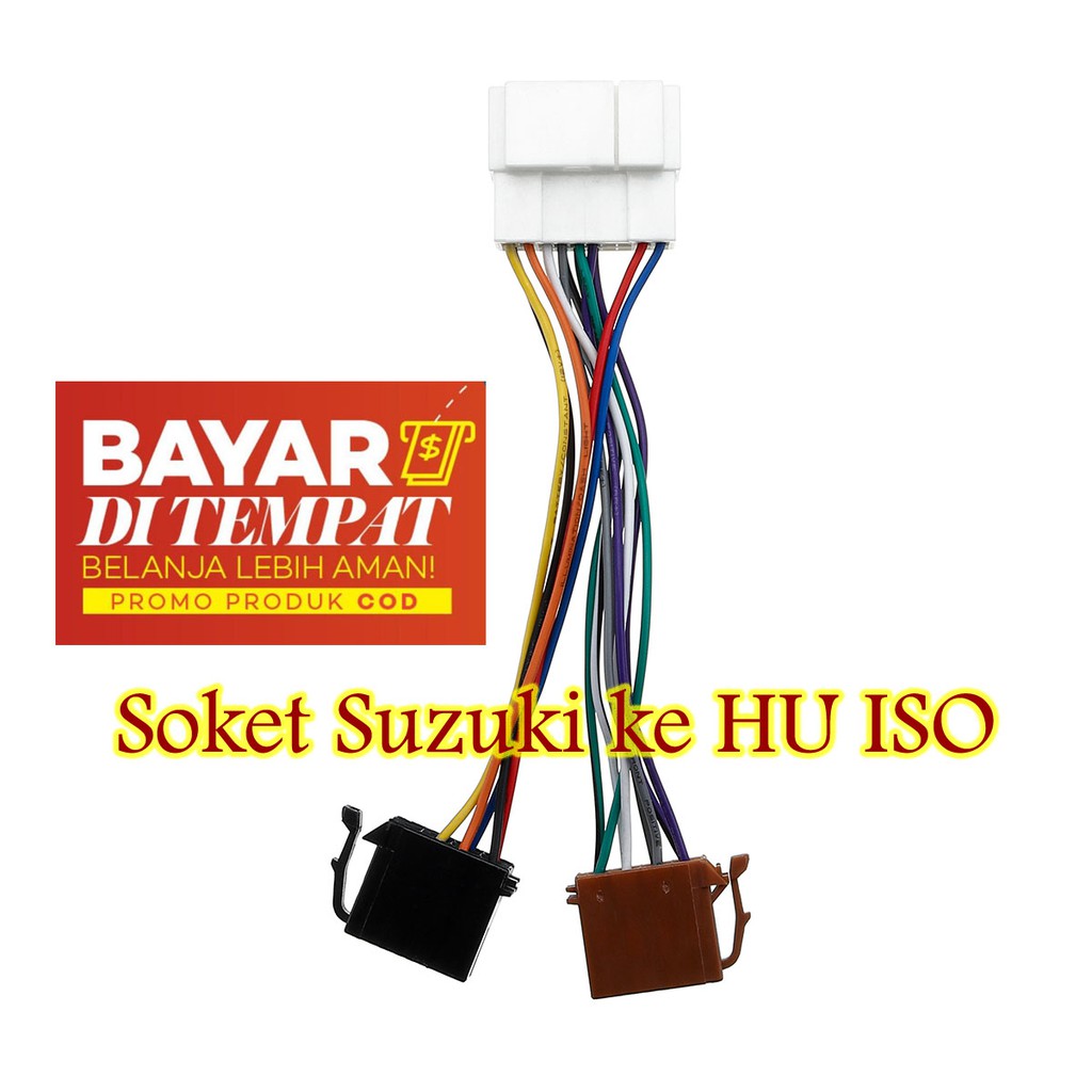 Dây Cáp Ổ Cắm 20 Pin Pnp Cho Xe Suzuki Iso 16pin