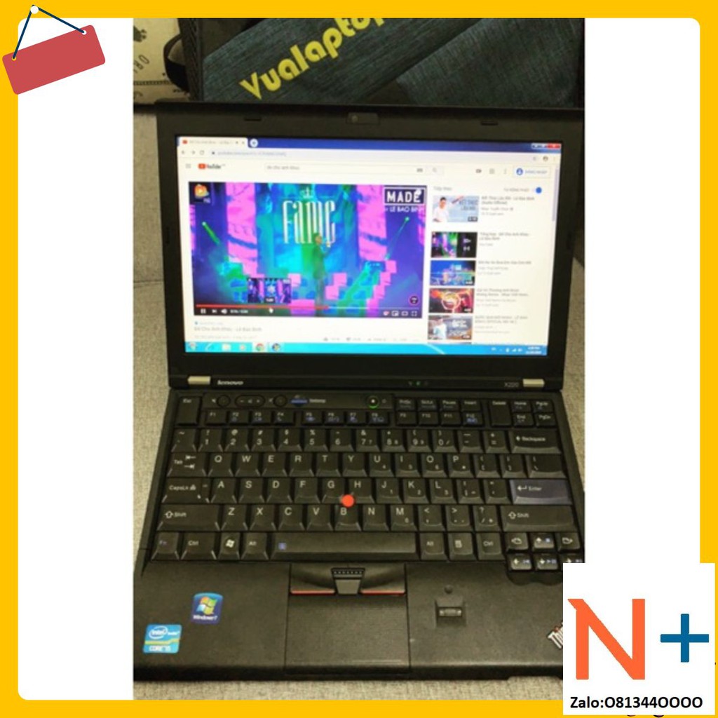 Laptop Lenovo Thinkpad X220 nhỏ gọn, hiệu năng mạnh mẽ  - Core i5 ram 4gb ổ cứng 128gb ssd đời cao bh24th