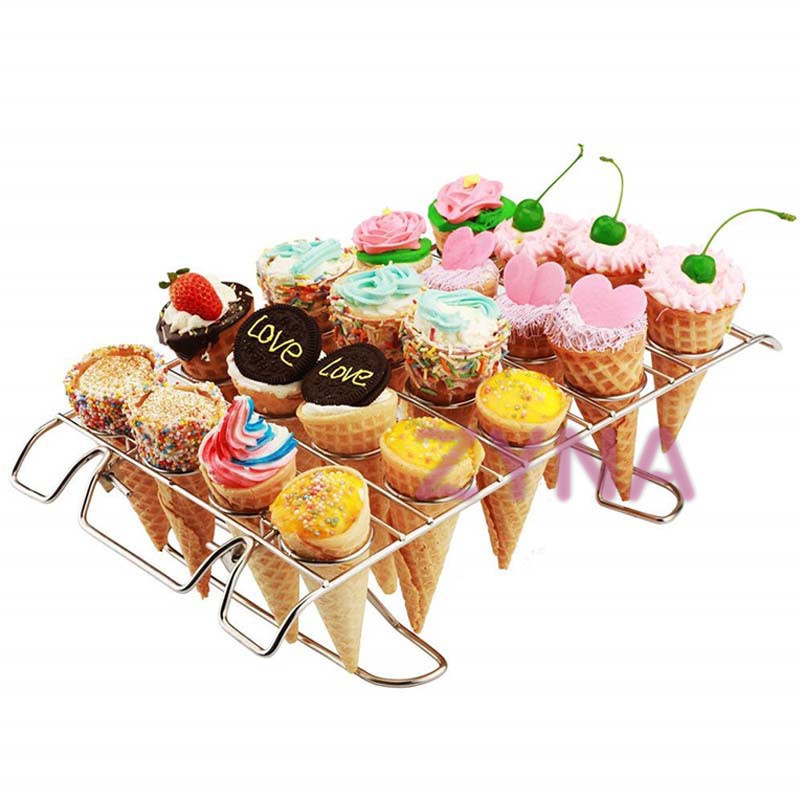 Giá Đỡ Bánh Cupcake Hình Nón 12 / 16 Ốc Quế, Kem, Kem, Bánh Ngọt My