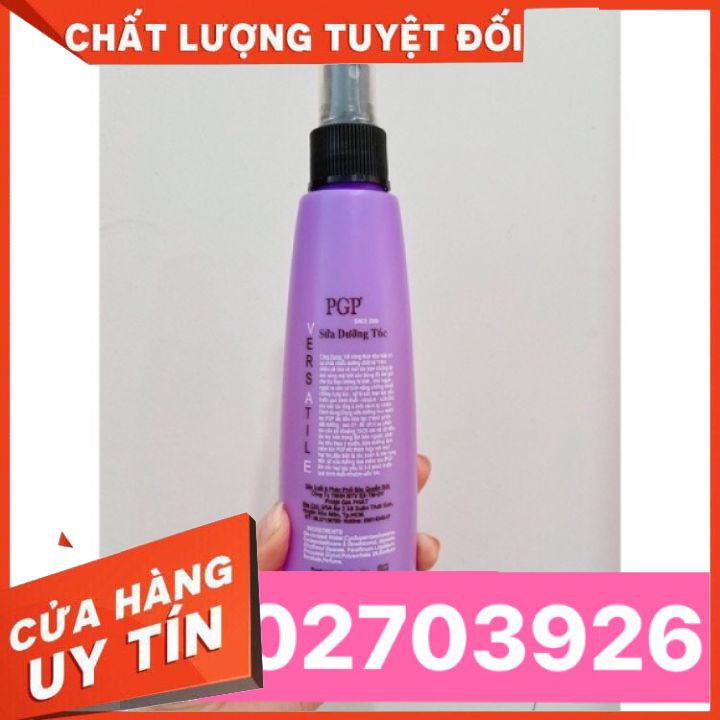 nước dưỡng sữa dương tóc XỊT DƯỠNG TÓC PGP 250ML  (màu tím mẫu mới) HÀNG CHÍNH HÃNG  dưỡng ẩm ,làm mềm mùi thơm dễ chịu