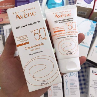 Kem chống nắng chống lão hóa Avene Very High Protection Mineral Cream SPF50+ 50ml