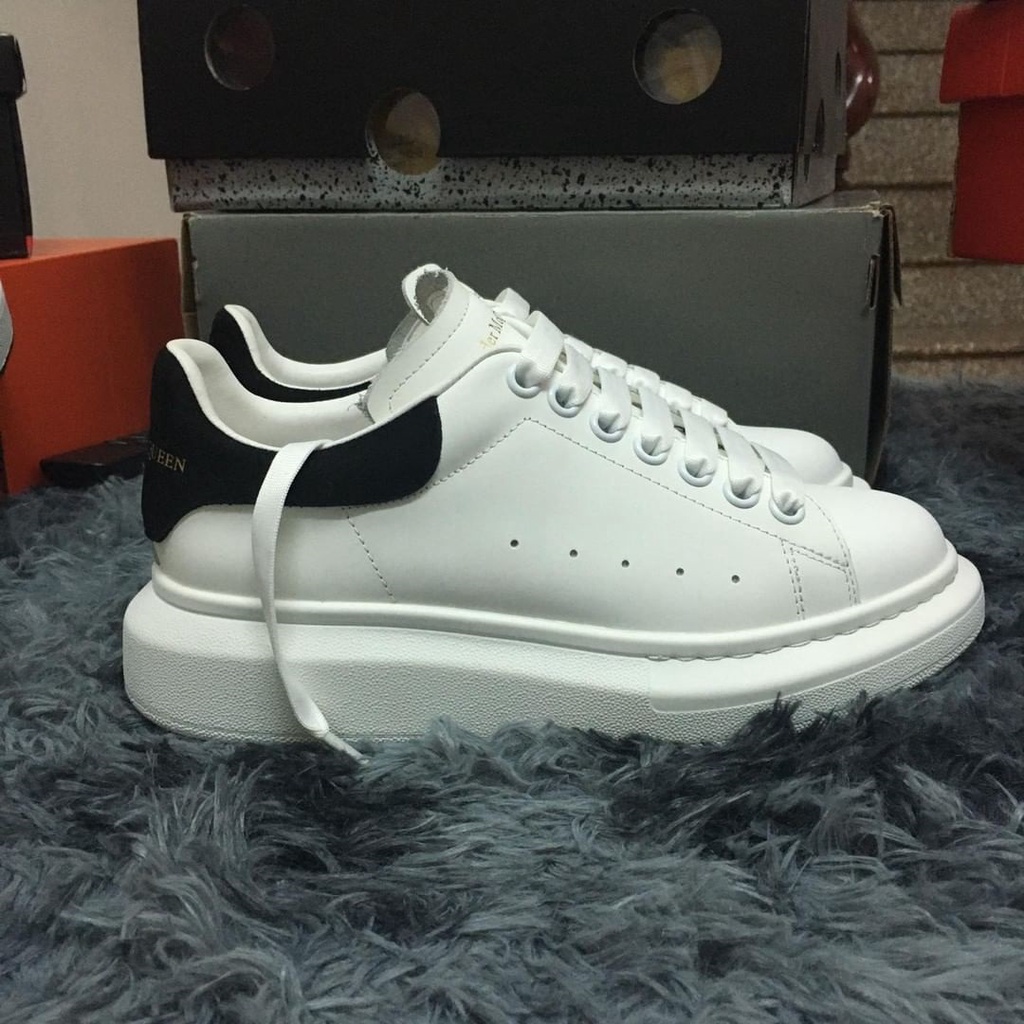 Giày Sneaker Cổ Thấp Mc Queen, Giầy Thể Thao Nam Nữ Trắng Thời Trang Giá Rẻ MCQ