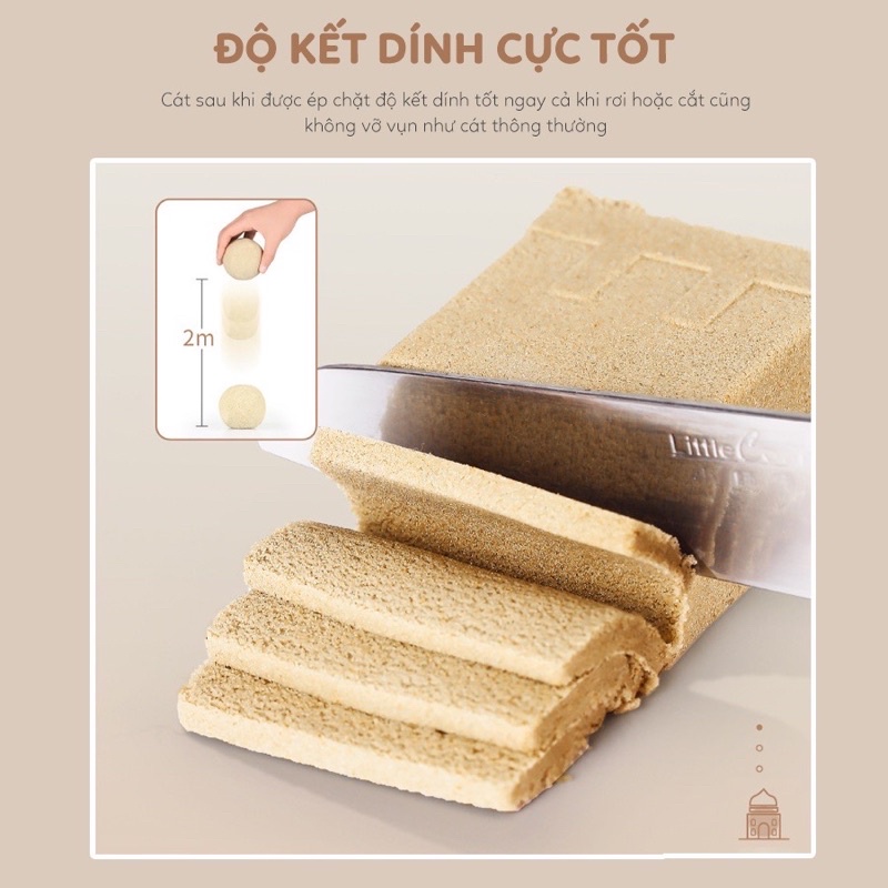 Cát động lực cao cấp chính hãng Joan Miro cát ma thuật Magical sand đồ chơi thông minh hình khối an toàn cho bé