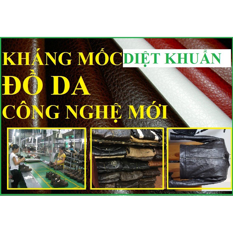 Chống mốc cho đồ da, chống mốc giầy da, áo da ... Công nghệ xanh an toàn tuyệt đối ( 1 lít pha 1:10)