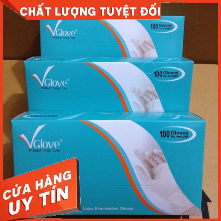 Găng tay cao su y tế VGLOVE