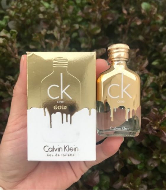Nước hoa unisex mini Calvin Klein CK One Gold EDT 10ml