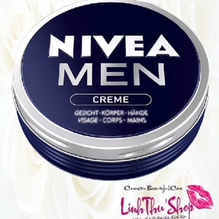 Kem Dưỡng Ẩm Nivea Men Creme Gesicht, Kopper, Hande, Visage, Corps, Mains 150ml_Đức