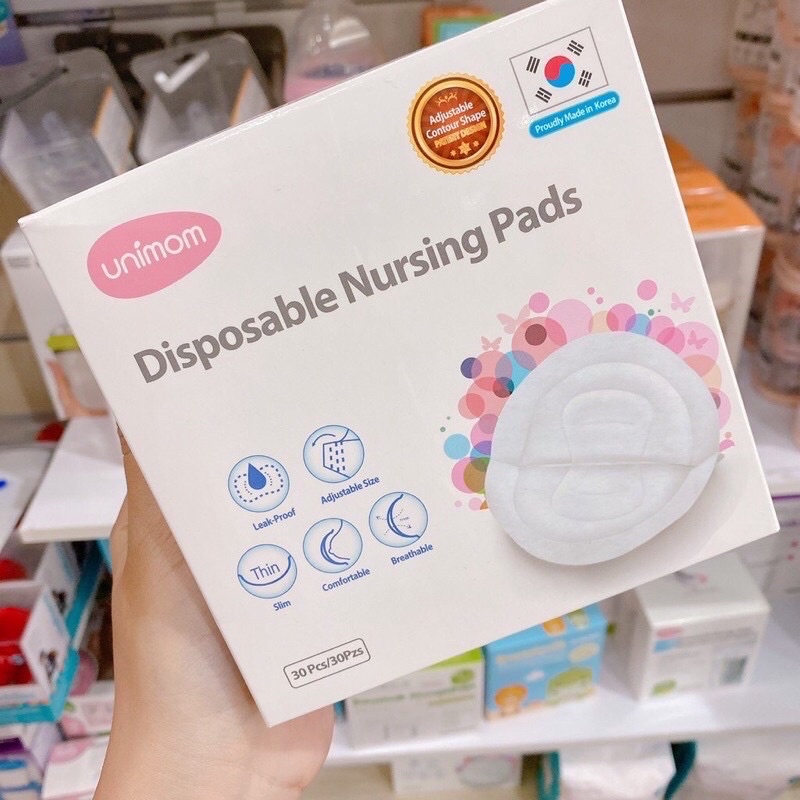 Miếng lót thấm sữa Unimom UM870411 (hộp 30 miếng)