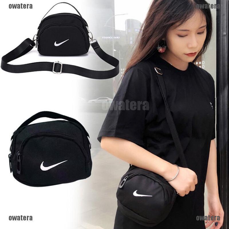 👗KIỀU DIỂM👗 Nike Canvas Shoulder Handbags Women Satchel Crossbody Bags Messenger Purse