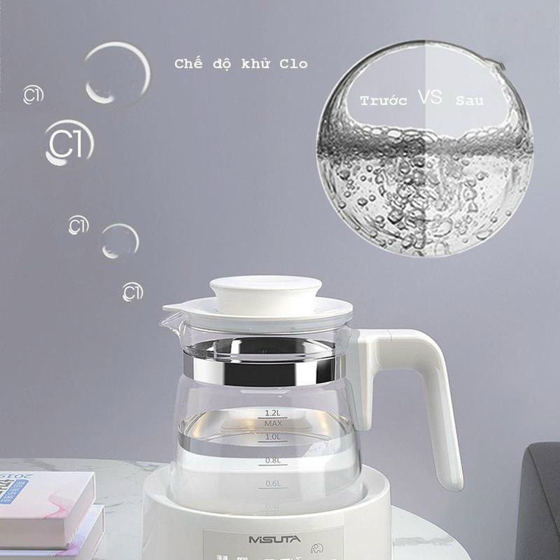 Máy Hâm Nước Pha Sữa MISUTA [CHÍNH HÃNG] Có Điều Chỉnh Và Giữ Nhiệt Độ