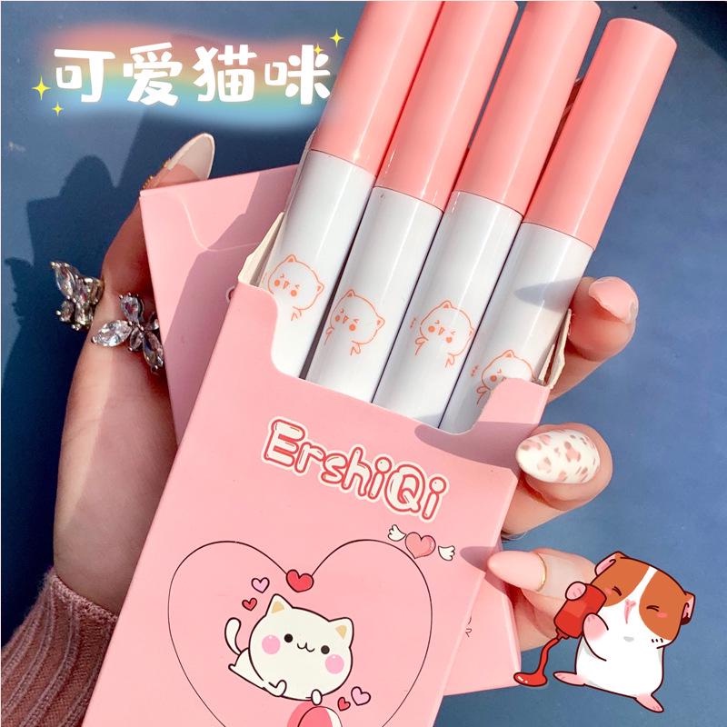 ANNIES CACE Set 4 cây son nội địa trung milk tea bear quả cam siêu lì lâu trôi mịn mướt môi giá rẻ depxinh