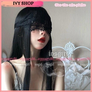 Bịt mắt ren - E001 (đen, trắng) - phụ kiện đồ ngủ cosplay