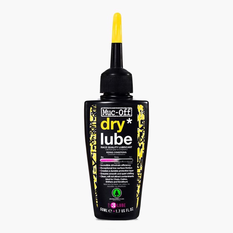 Nhớt Khô Xe Đạp MUC-OFF Dry Weather Lube dung tích 50ml, thích hợp thời tiết khô ráo