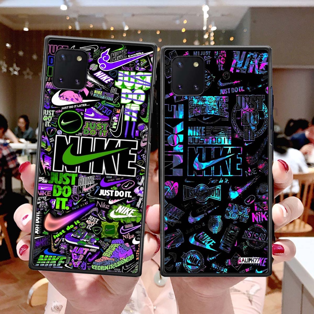 Ốp Samsung Note 10 Lite in hình thương hiệu nhiều màu sắc thể thao cá tính thời trang