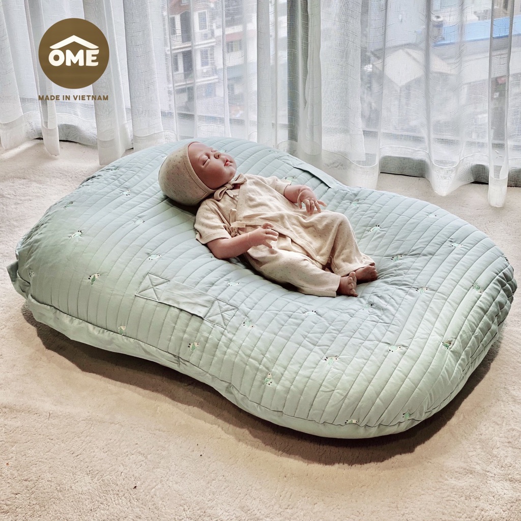 Gối Chống Trào Ngược Khổng Lồ Ome Chống Thấm Thoáng Mát Dùng Cho Bé Từ Sơ Sinh