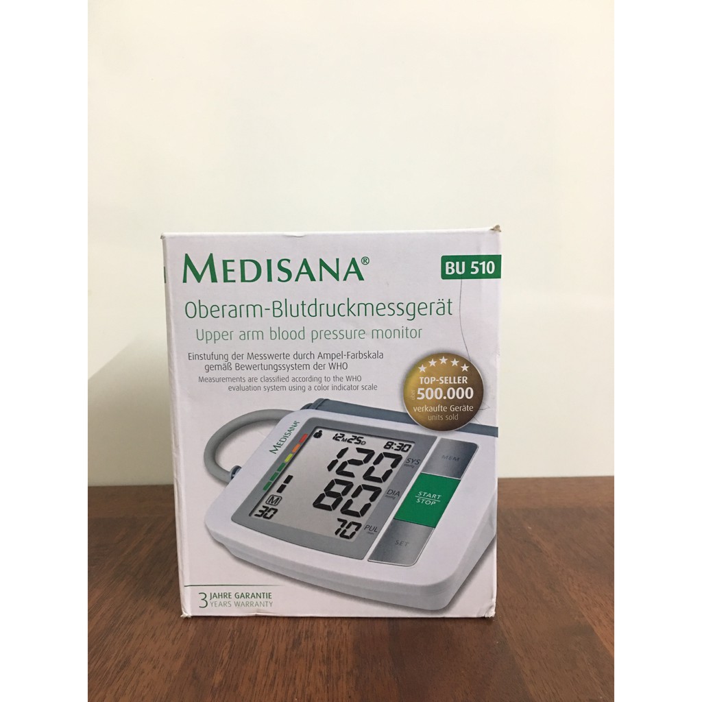 Máy đo huyết áp Medisana BU510 hàng chuẩn xách tay Đức