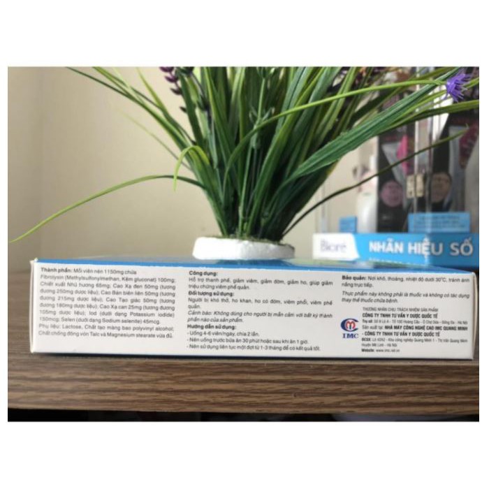 Viên uống Bảo Phế Vương - Dành Cho Người Ho Khan, Viêm Phổi, Viêm Phế Quản - Hộp 20 viên - Top1pharmacy