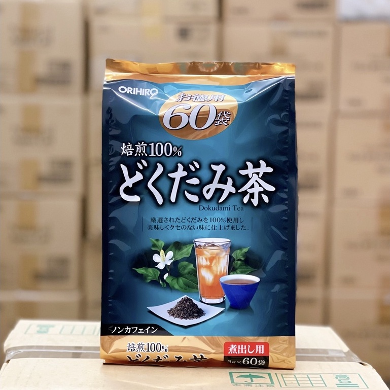 [Date 2024] Trà Diếp Cá Orihiro Orihiro Dokudami Tea 60 túi Nhật Bản