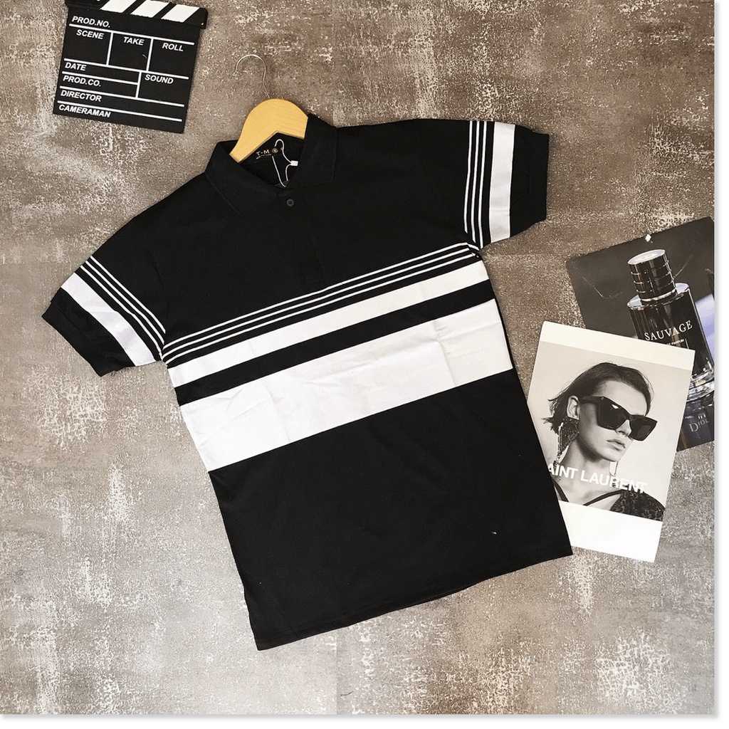 ÁO THUN NAM TAY NGẮN SỌC NGANG CỰC ĐẸP KOKO MI