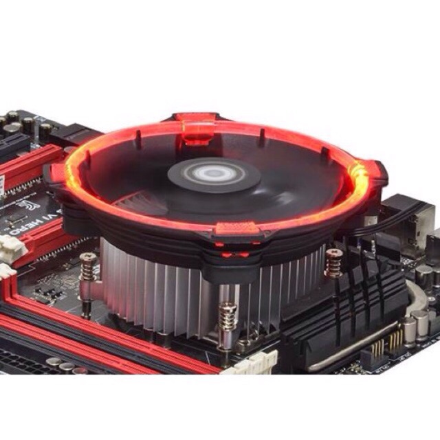 Quạt Tản Nhiệt CPU ID-CLOOING HALO DK-03 LED RLING led đỏ