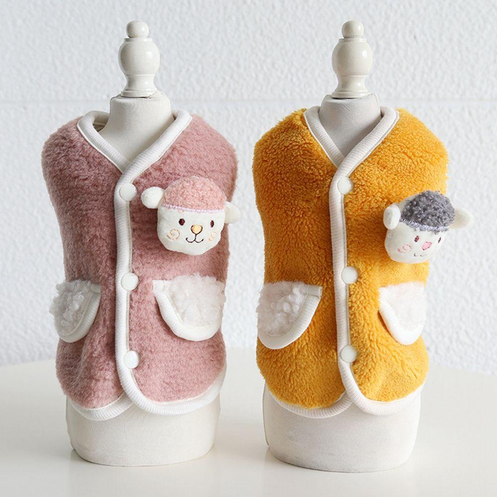 1 Áo Khoác Lông Cừu Giữ Ấm Mùa Đông Thời Trang Cho Thú Cưng Cỡ Nhỏ / Vừa / Cừu