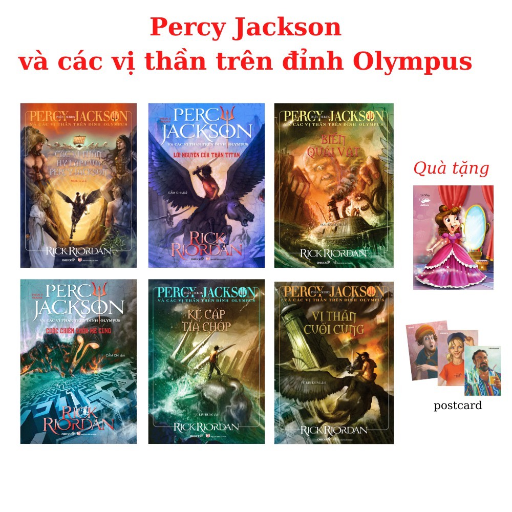 Sách - Percy Jackson và các vị thần trên đỉnh Olympus (kèm quà tặng Postcard)