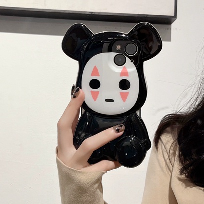 Ốp Điện Thoại tpu Họa Tiết Hoạt Hình Gương Mặt 3D Cho iphone 13 pro max ins12 pro max x/xs max11 pro max xsmax
