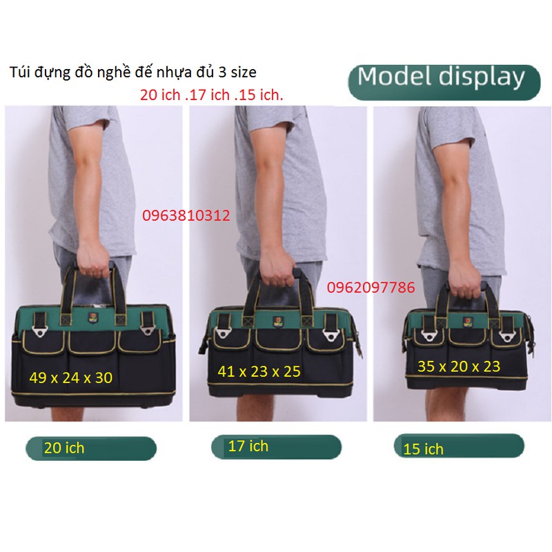 Túi đựng đồ nghề size 20 ich,túi đựng đồ nghê size nhỡ 20inh