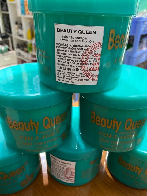 Hấp dầu phục hồi tóc hư tổn beauty queen 500ml