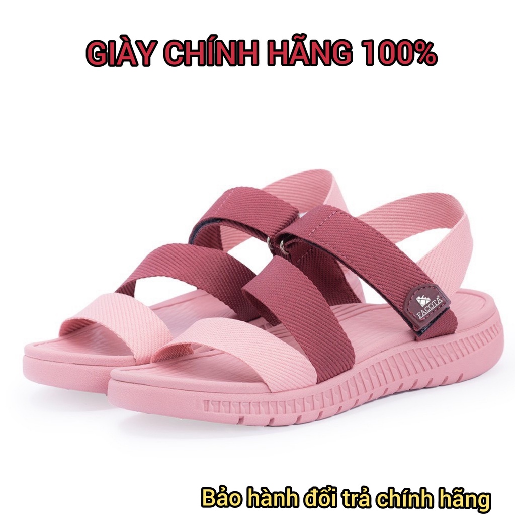 Dép quai ngang nam, giày sandal nữ FACOTA chính hãng, quai dù đi học thời trang hàn quốc