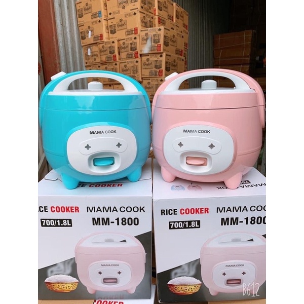 Nồi cơm điện mama cook 1.8 lít kute hết nấc, nấu cơm ngon như mẹ nấu nhà