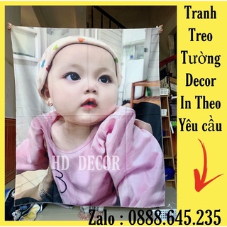 (Ảnh thật) Tranh vải treo tường in hình theo yêu cầu, thảm decor in ảnh , TẶng kèm đinh móc và đèn led 5m