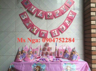 Bộ trang trí sinh nhật hello kitty(44 món)