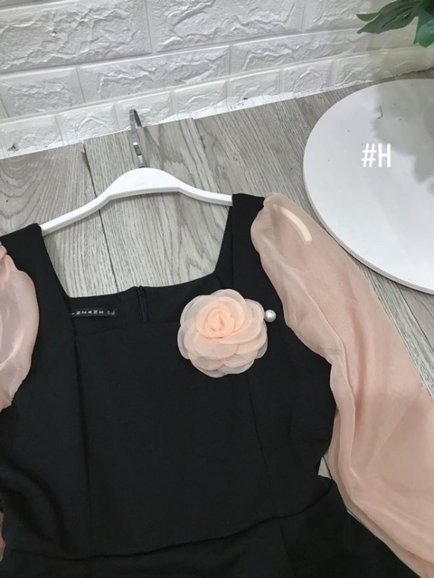 VÁY TAY PHA VOAN KÈM TAG HOA SIÊU XINH | BigBuy360 - bigbuy360.vn