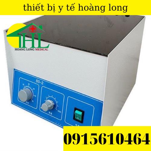 Máy Ly Tâm 12 Ống Cơ 80-2 Có Núm Hẹn Giờ - Máy Tách Huyết Tương Huyết Thanh Spa