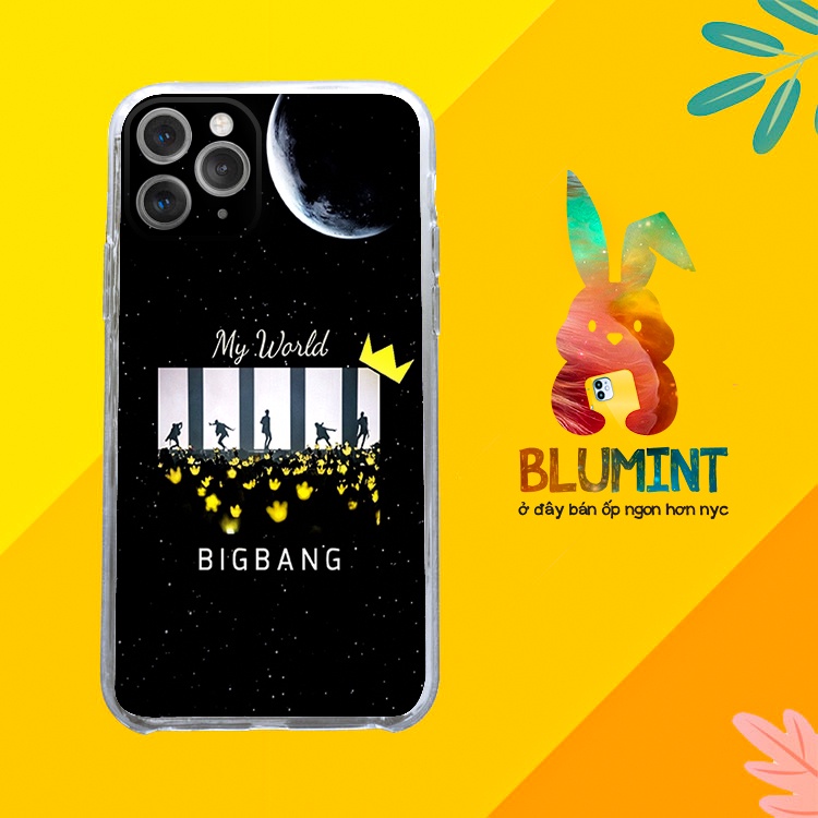 Ốp lưng đt My world Bigbang cho iPhone 13ProMax iPhone 11 X XsMax Xr iPhone 7 8Plus  BLUGDR0021