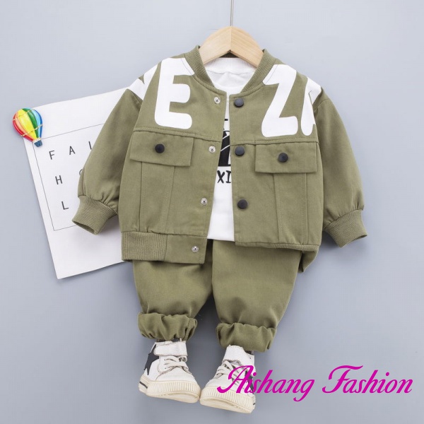 Bộ Đồ Vest Lịch Lãm Thời Trang Xuân Thu Phong Cách Hàn Quốc Cho Bé Trai 0-5 Tuổi 2021new1