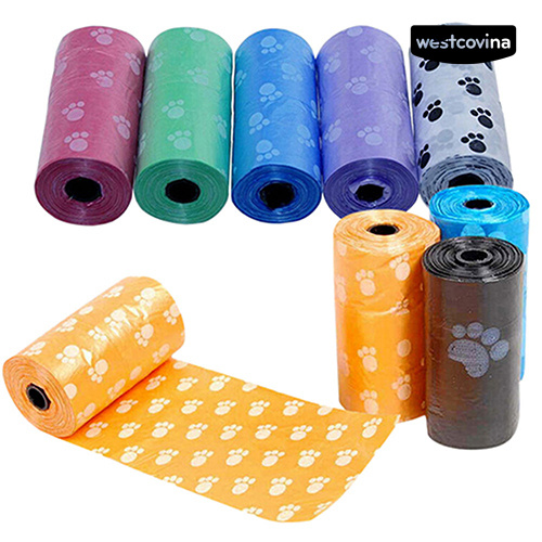 Bộ 15 Cuộn Túi Đựng Chất Thải Cho Thú Cưng