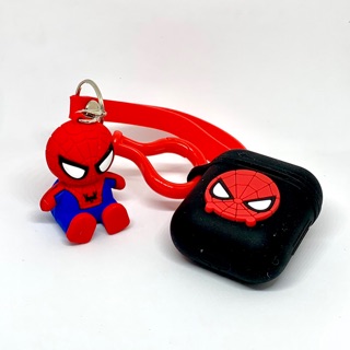 Case Airpods Avengers - Iron Man/Spider Man 4in1