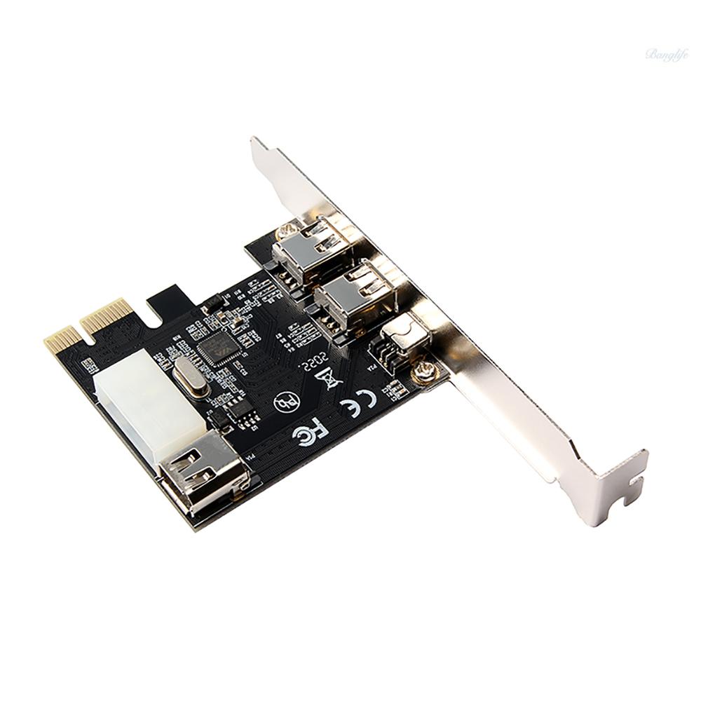 Card Chuyển Đổi Pci-e X1 Sang 3 Cổng 2x1394a 6pin 1x1394a 4pin | BigBuy360 - bigbuy360.vn
