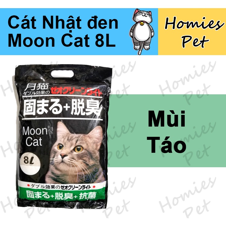 Cát vệ sinh cho mèo, Cát Nhật đen[CHÍNH HÃNG] 8l, cát mèo Nhật đen