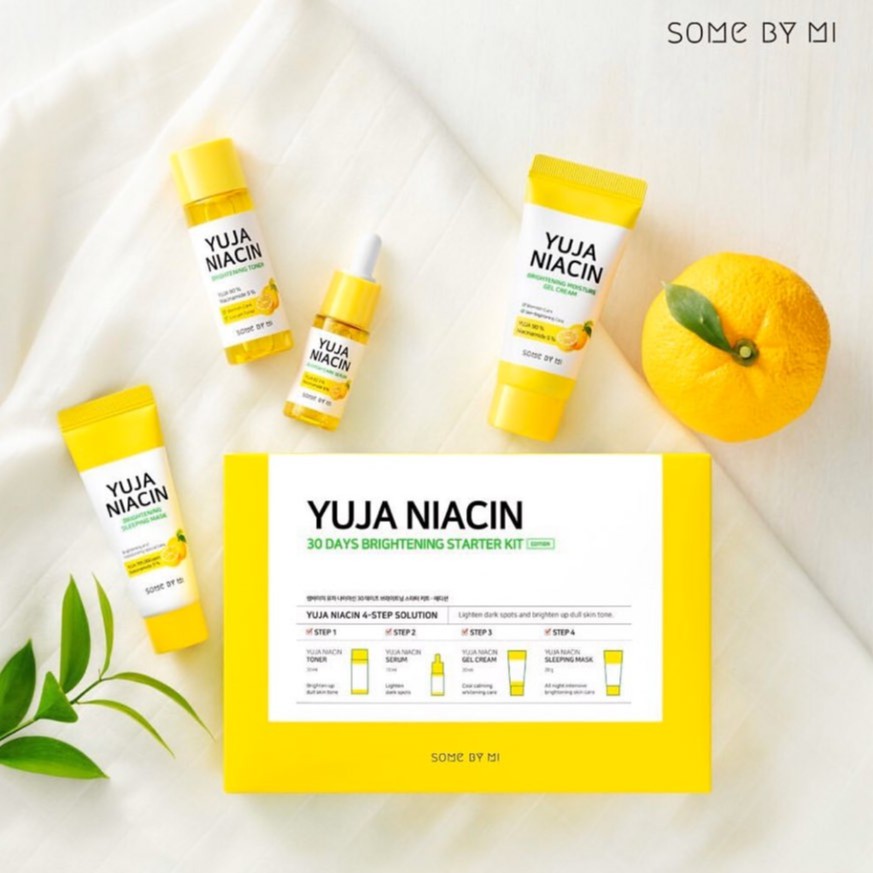 Bộ Kit Dưỡng Trắng Sáng Da, Mờ Thâm, Nám Some By Mi Yuja Niacin 30 Days Brightening Starter Kit