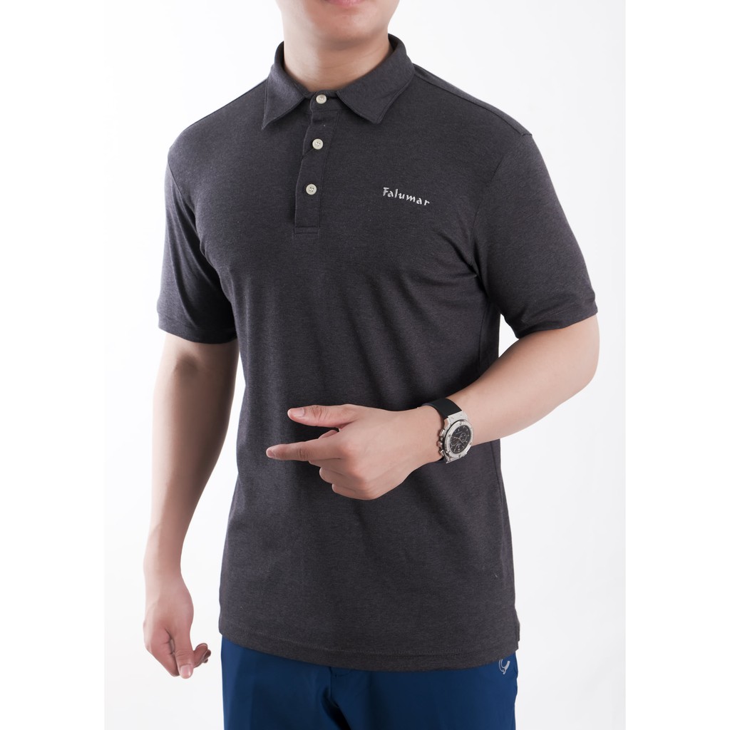 [BIG SIZE] ÁO THUN NAM POLO FA.L.U..MAR VẢI POLI COTTON THOÁNG MÁT - SIZE L - FO76 SHOP