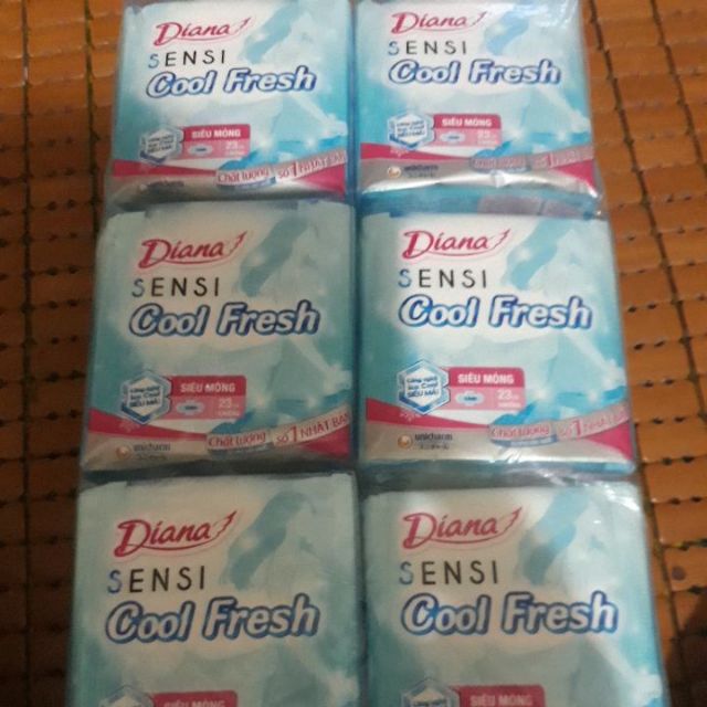 Băng vệ sinh Diana sensi cool fresh 23cm có cánh