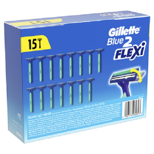 Hộp Dao Cạo Gillette Blue 3/2 Flexi Dùng 1 Lần