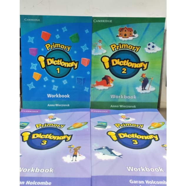 primary dictionnary work book 1,2,3
